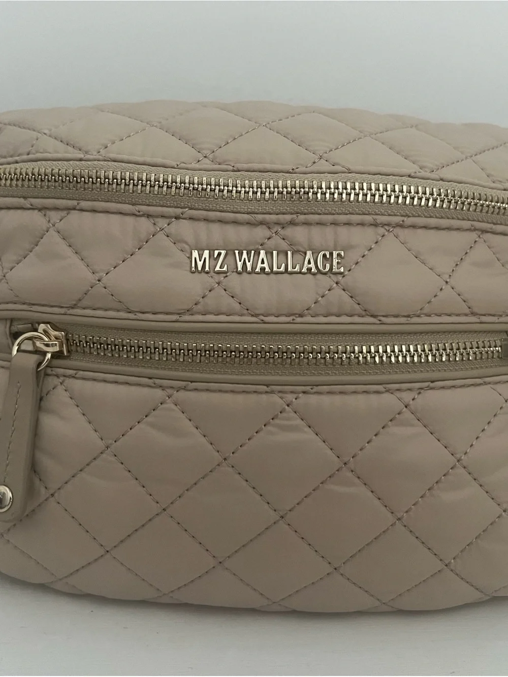 MZ Wallace Small Crosby Crossbody Sling Bag Buff (NWT) - Picture 2 of 11